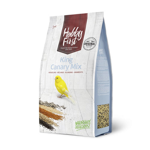 Hobby First KING Canary Mix 4 kg. Lækkert fuglefoder til kanariefugle