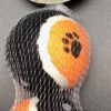 Whesco tennisbolde med piv. legetøj til hunde. sort og orange