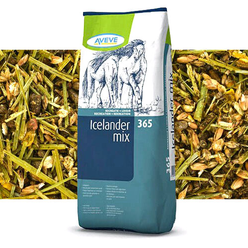 Aveve icelander Mix 365. Hestefoder til islandske heste og andre nøjsomme heste- og ponyracer