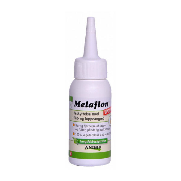 Melaflon 50 ml. Naturligt middel mod flåter og lopper. loppekur