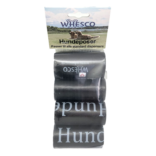 Whesco sorte høm høm poser med duft. 8 ruller med 20 stk poser i hver. i alt 160 hømhøm poser