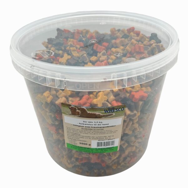 whesco 9er mix 3,65kg bløde godbidder i spand
