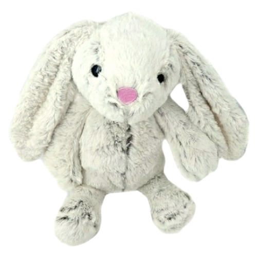 stor kanin med piv 50 cm hvid - hundebamse