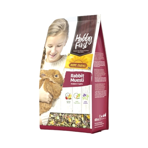 Hobby First Rabbit Muesli 2,5 kg - Myslifoder/fuldfoder til kanin og dværgkanin