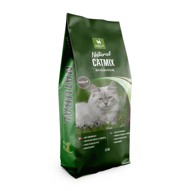 Natural Catmix 12 kg - kattemad til alle katte